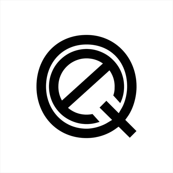 AQ, iniciais de QA logotipo da empresa geométrica —  Vetores de Stock
