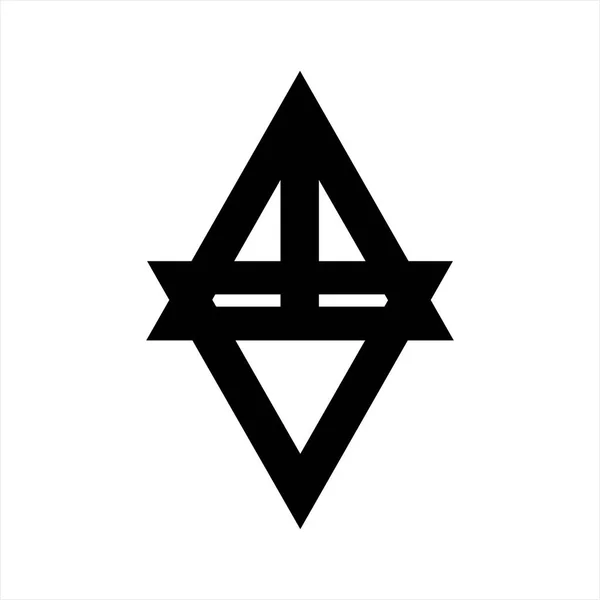 Linha arte AV, VTA, ATV, VA iniciais logotipo da empresa geométrica —  Vetores de Stock