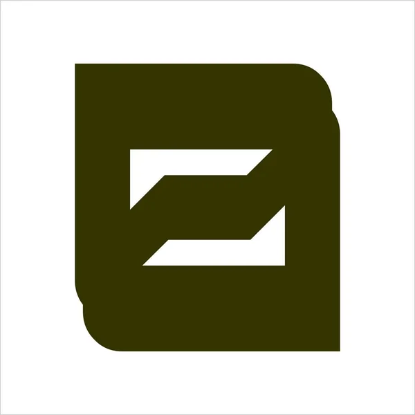 シンプルなD、Dz、Dsイニシャル会社のロゴ — ストックベクタ