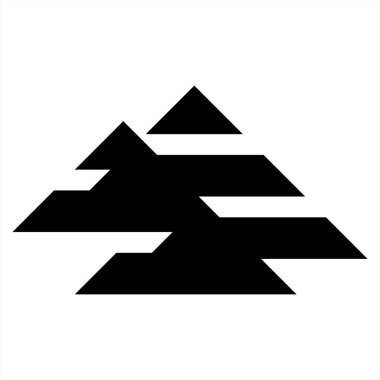 A, Ai baş harfleri geometrik harf şirket logosu