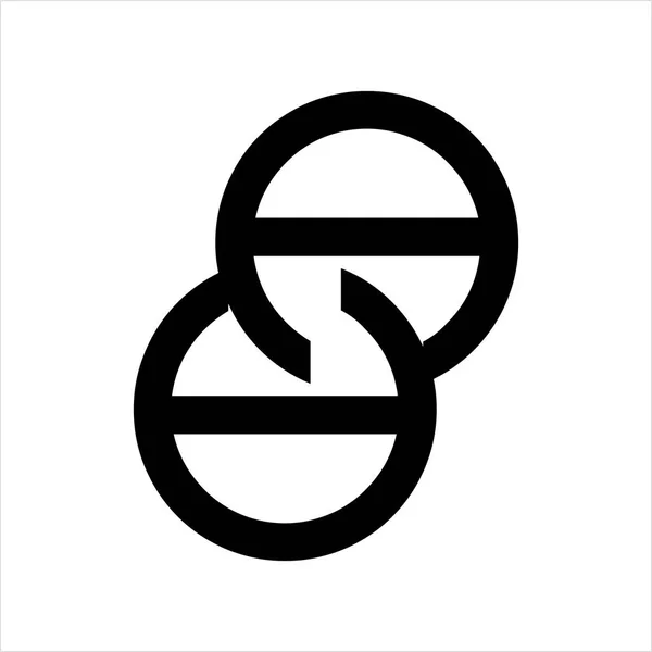 Iniciais AA logotipo da empresa geométrica —  Vetores de Stock