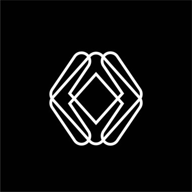 basit UA, au, AUO baş harfleri şirket logosu