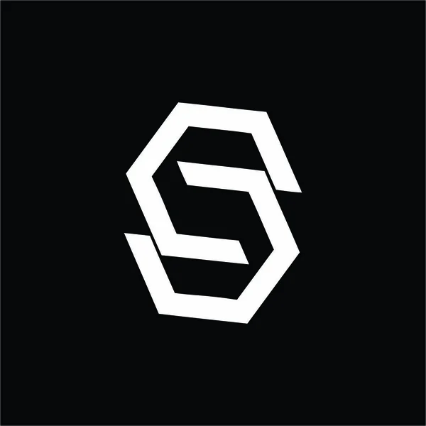 Simple CC, S, CSC, SCC initiales logo de l'entreprise — Image vectorielle