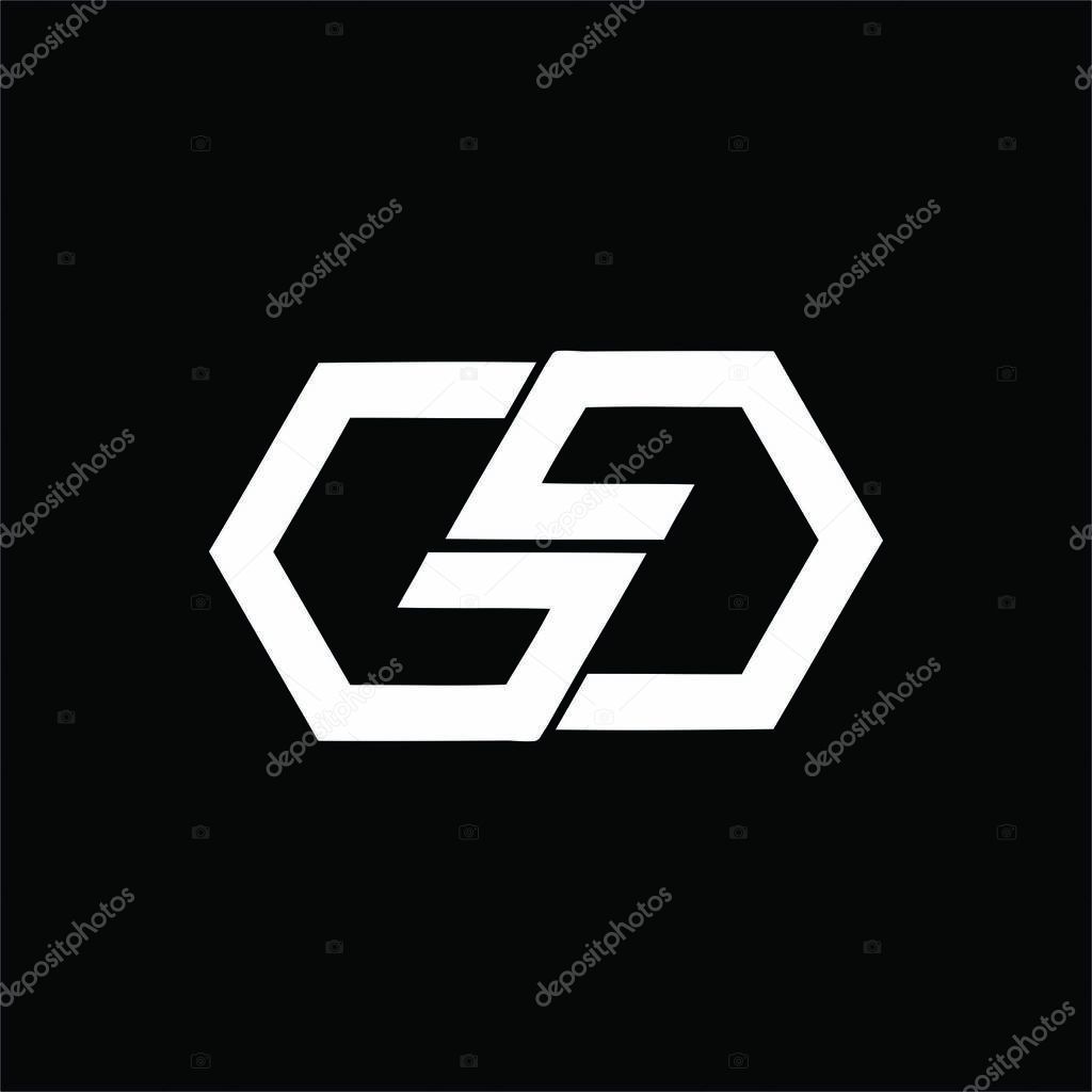 GG, GSG, SGG, CSG initial letter simple company logo