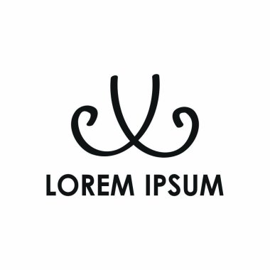 basit ll, JJ, LJ baş harfleri çizgi sanat şirketi logosu