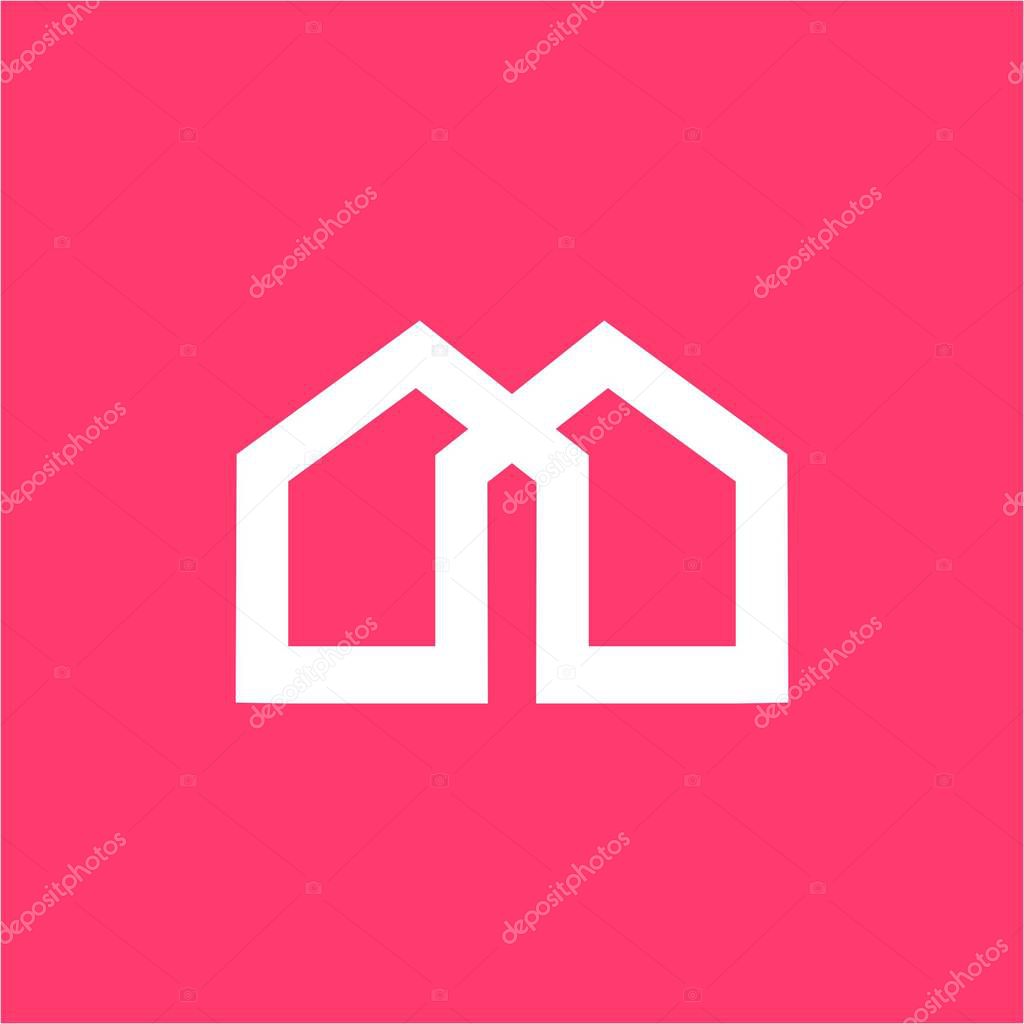 M, MU, MA, MW, AM home property company logo