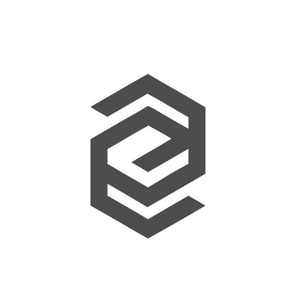Géométrique CG, EG, GG, GSG, CSG initiales logo de l'entreprise — Image vectorielle