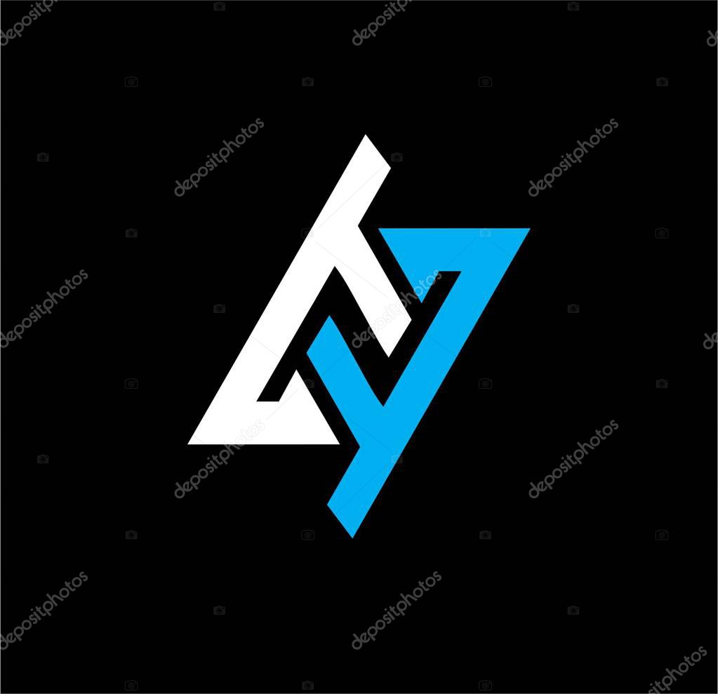 Simple tt, ff, tnt, ntt, nff, fnf, tnv initials company logo
