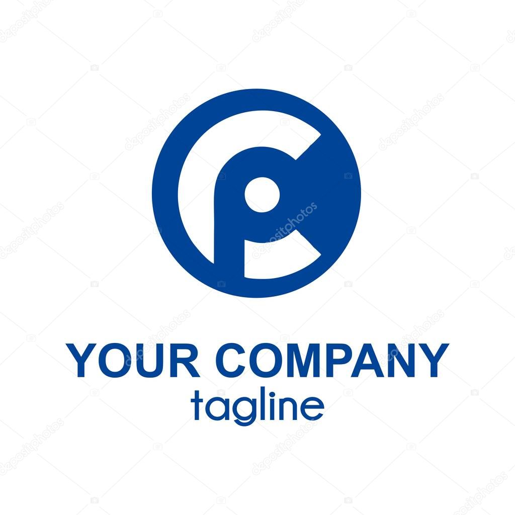 CP, PC initials circle shape company logo
