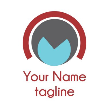 cm, mc, mco baş harfleri şekil robotik logo ve simge