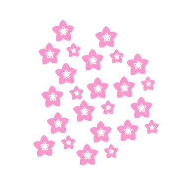 Sakura pembe kiraz çiçeği duvar kağıdı ve vektör arkaplan