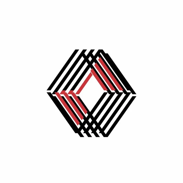 Logo Geometrico Delle Iniziali Aov Oav Icona Vettoriale — Vettoriale Stock