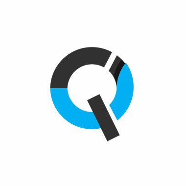 Q, GC, GQC, GQ, CQ modern logo ve vektör simgesinin baş harfleri