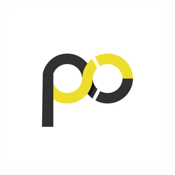 Pxc Inicjały Geometryczne Zaokrąglone Logo Ikona Wektora — Wektor stockowy