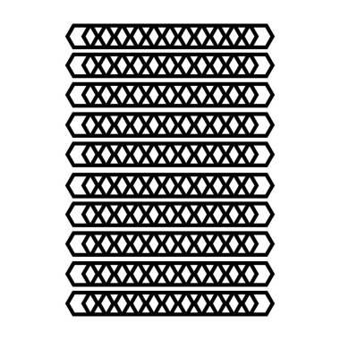 Arkaplan ve duvar kağıdı için süslemeli sanat geometrik deseni