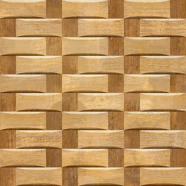 Abstract seamless pattern with checkered background - wood texture - repeating geometric tiles