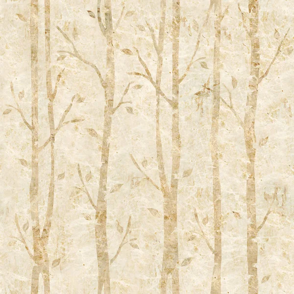 Abstrakte Dekorative Bäume Nahtloser Hintergrund Marmoroberfläche — Stockfoto