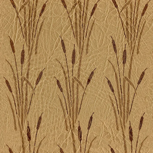 Reeds in wetland plants - Pattern of the decorative background — Stock Photo, Image