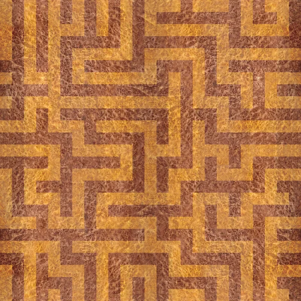 Padrão repetitivo com labirinto - padrão decorativo — Fotografia de Stock