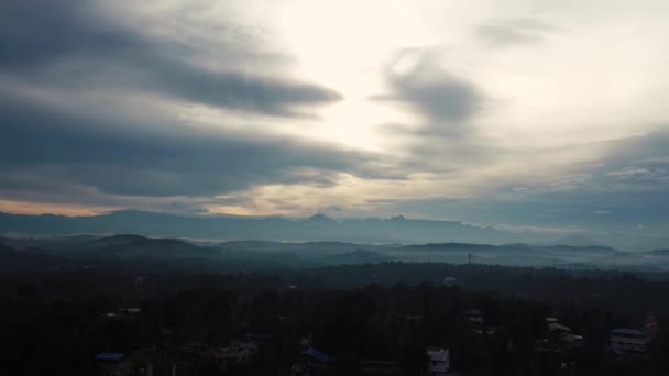 Céu Dramático Bonito Com Fundo Nuvens Nuvens Céu Céu Com — Vídeo de Stock