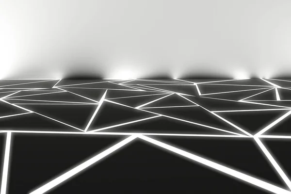3d render, soyut geometrik arka plan, minimalist ilkel