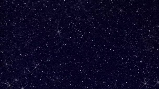 Yıldız Tozu Parıldayan Pembe Parıldayan Yıldızlar Arka Planda — Stok video