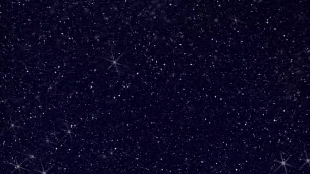 Stardust Brillante Rosa Brillo Estrellas Fondo — Vídeo de stock