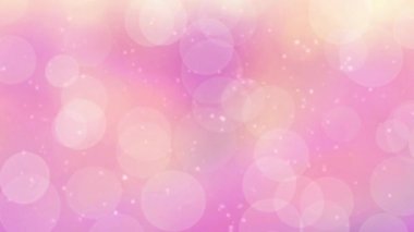 Bokeh mercek parıltısı bulanık ışıklar renkli daireler hareketli animasyon