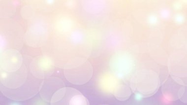 Bokeh mercek parıltısı bulanık ışıklar renkli daireler pastel renkler