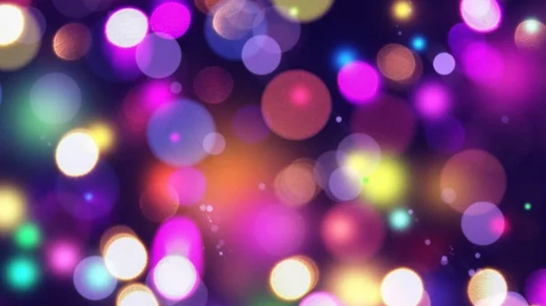 Bunte Bokeh Lichter Party Disco Verwischen Glänzende Linsenfackeln — Stockfoto