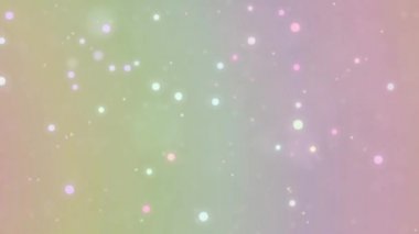 Bokeh mercek parıltısı bulanık ışıklar renkli daireler hareketli animasyon