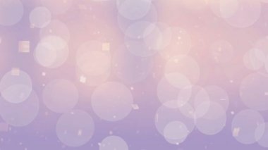 Bokeh mercek parıltısı bulanık ışıklar renkli daireler hareketli animasyon