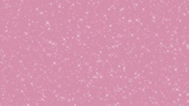 Yıldız tozu parıldayan pembe parıldayan yıldızlar arka planda