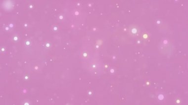 Bokeh mercek parıltısı bulanık ışıklar renkli daireler hareketli animasyon