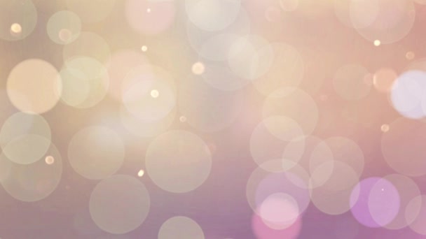 bokeh lentille fusée éclairante floue cercles colorés animation de mouvement