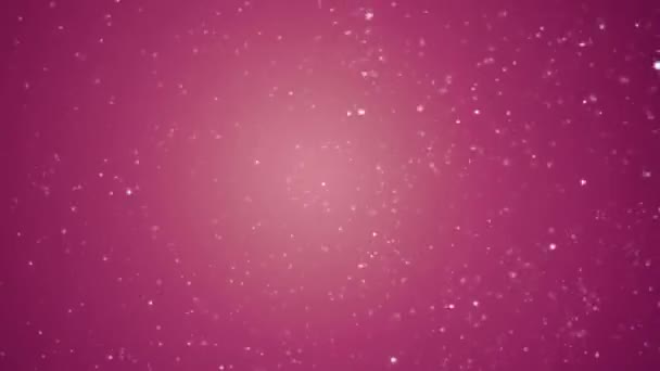 Étoile Rose Paillettes Étoiles Fond Scintillant Clignotement — Video