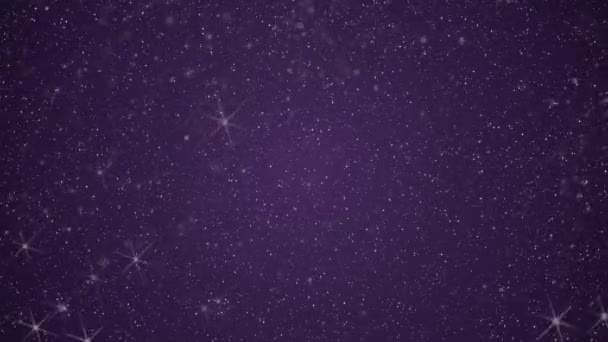 Brillo Brillante Fondo Estrellas Animación — Vídeo de stock