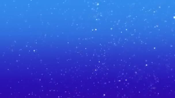 Blauwe Glinsterende Glitter Achtergrond Bling — Stockvideo