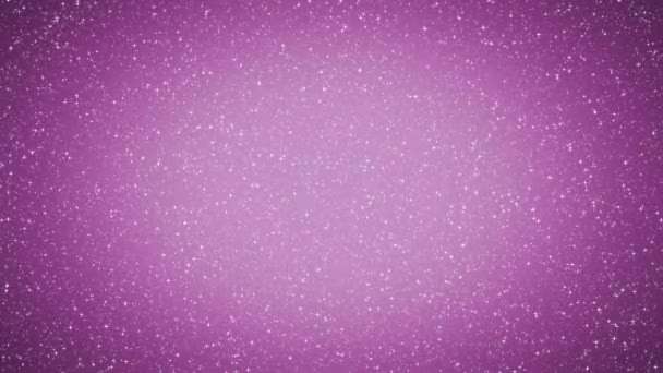 Stardust Sparkling Purple Glitter Stars Brilliant Background — Stock Video