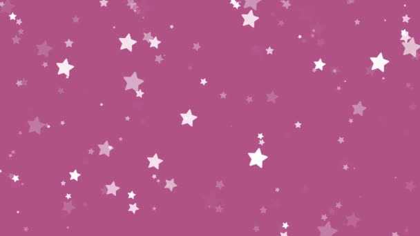 Stardust Brillante Rosa Brillo Estrellas Fondo — Vídeo de stock