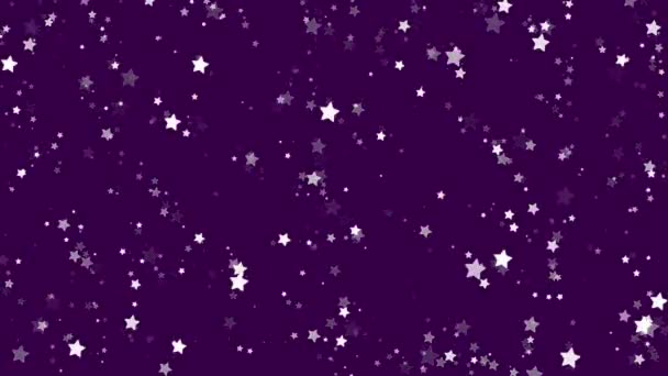 Stardust Scintillant Violet Scintillant Étoiles Fond — Video