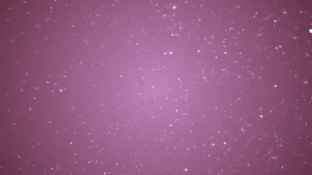 Stardust Scintillante Rosa Scintillio Stelle Sfondo — Video Stock