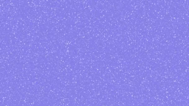 Schnee Animation Winter Schneeflocken Schnee Frostig Blau Hintergrund — Stockvideo