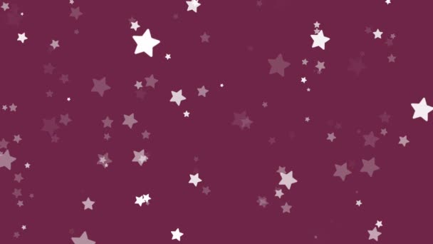 Sternenhimmel Sterne Muster Hintergrund — Stockvideo