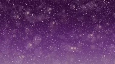 Yıldız tozu parıldayan mor parıltılı yıldızların arka planı