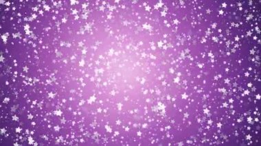 Yıldız tozu parıldayan mor parıltılı yıldızların arka planı