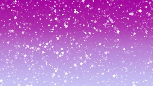 Stardust Spumant Violet Sclipici Stele Fundal — Videoclip de stoc