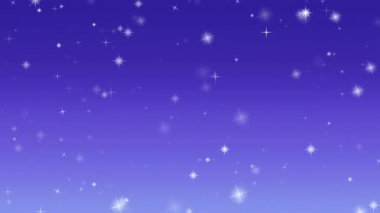 Yıldızsız desen yıldız şekli yanıp sönen mavi arkaplan