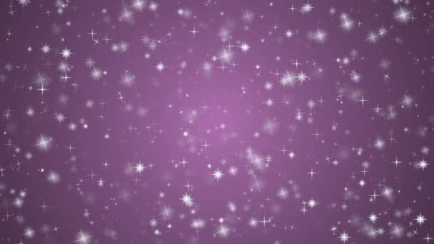 粉色闪烁着星光的背景 — 图库视频影像