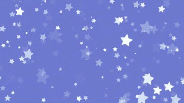 Yıldızsız desen yıldız şekli yanıp sönen mavi arkaplan
